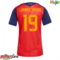 Camiseta España Lamine Yamal #19 Primera Equipación para mujer Mundial 2026 manga corta
